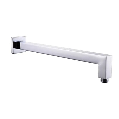 Modern bright chrome led rainfall shower head bathroom faucet