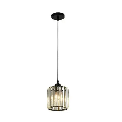 Modern bronze crystal trio pendant light for dining room