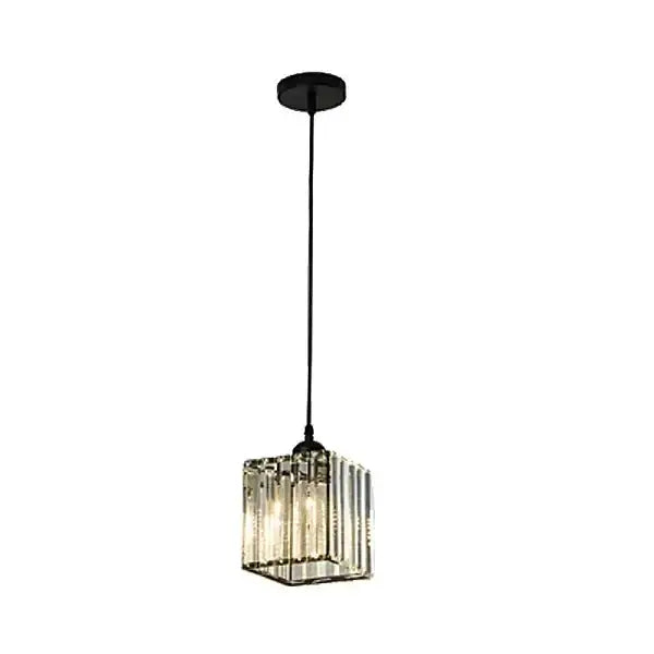 Modern bronze crystal trio pendant light for dining room