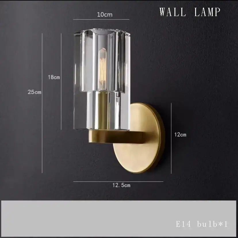 Modern bronze led crystal hanging lamp for living room