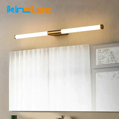 Modern bronze led mirror front wall lamp for bathroom bedroom vanity