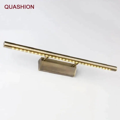 Modern bronze led mirror light – luxury bathroom wall fixture