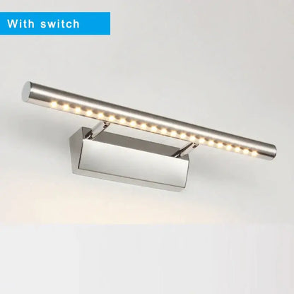 Modern bronze led mirror light – luxury bathroom wall fixture