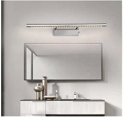 Modern bronze led mirror light – luxury bathroom wall fixture