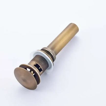 Modern bronze round siphon bottle trap bathroom sink drain pipe