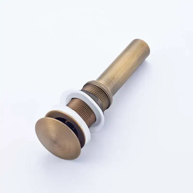 Modern bronze round siphon bottle trap bathroom sink drain pipe