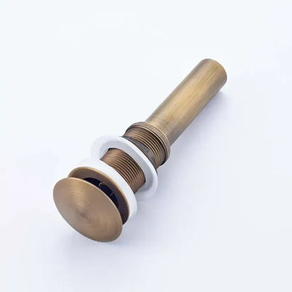 Modern bronze round siphon bottle trap bathroom sink drain pipe