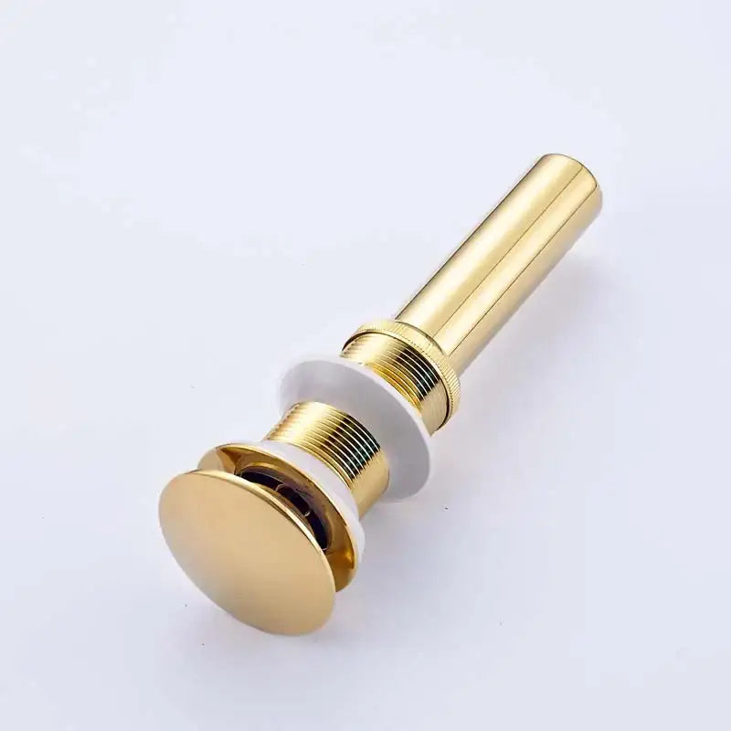 Modern bronze round siphon bottle trap bathroom sink drain pipe