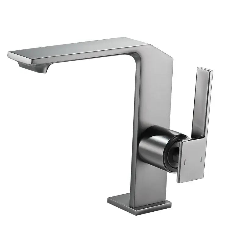 Modern brush gold waterfall basin faucet bathroom mixer tap
