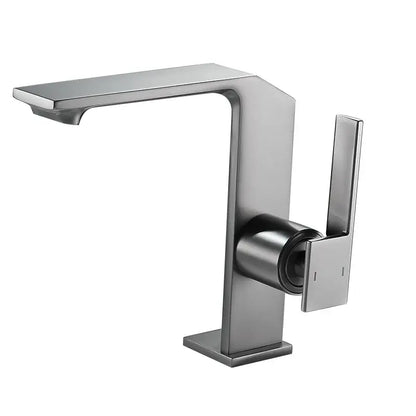Modern brush gold waterfall basin faucet bathroom mixer tap