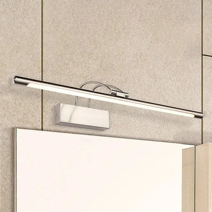 Modern brushed brass led wall light bathroom sconce