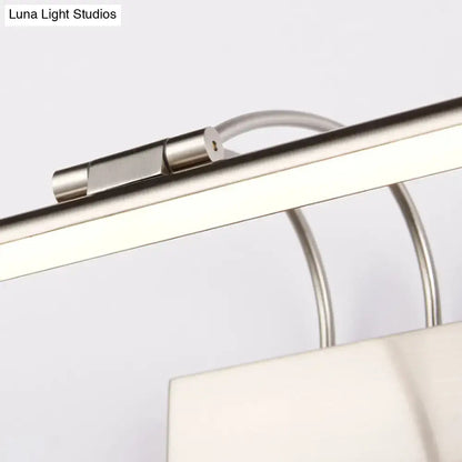Modern brushed brass led wall light bathroom sconce
