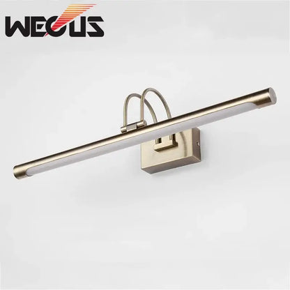 Modern brushed bronze led vanity light bathroom mirror lamp