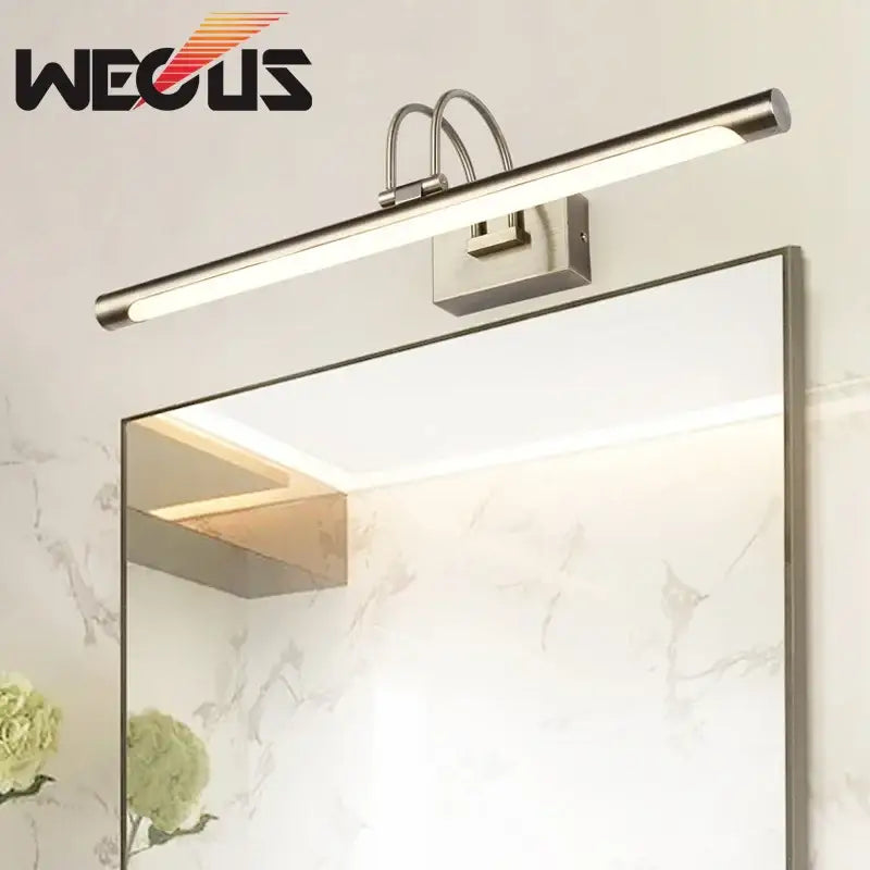 Modern brushed bronze led vanity light bathroom mirror lamp