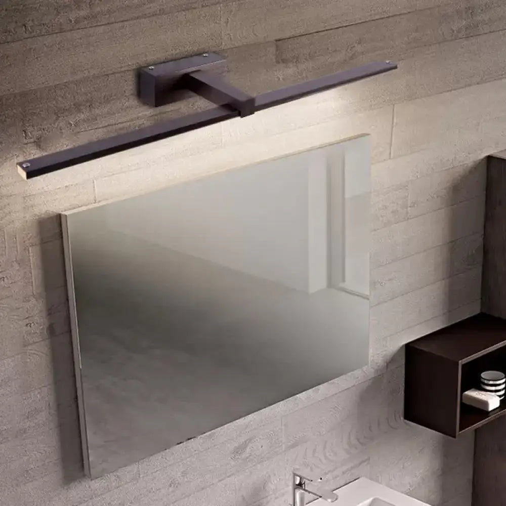 Modern brushed bronze tubular vanity lighting bathroom wall mount light