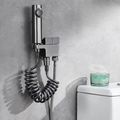 Modern brushed copper bidet spray gun set bathroom handheld sprayer