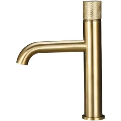 Modern brushed gold basin faucet bathroom hot water mixer tap