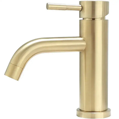 Modern brushed gold basin faucet bathroom mixer tap