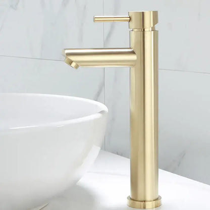 Modern brushed gold basin faucet bathroom mixer tap