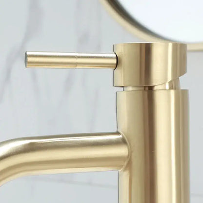 Modern brushed gold basin faucet bathroom mixer tap
