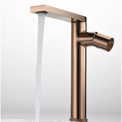 Modern brushed gold basin faucet bathroom single handle mixer tap