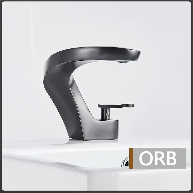 Modern brushed gold basin faucet bathroom single lever mixer tap