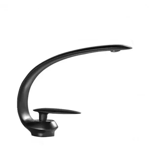 Modern brushed gold basin faucet bathroom sink fixture