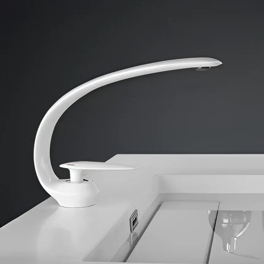 Modern brushed gold basin faucet bathroom sink fixture