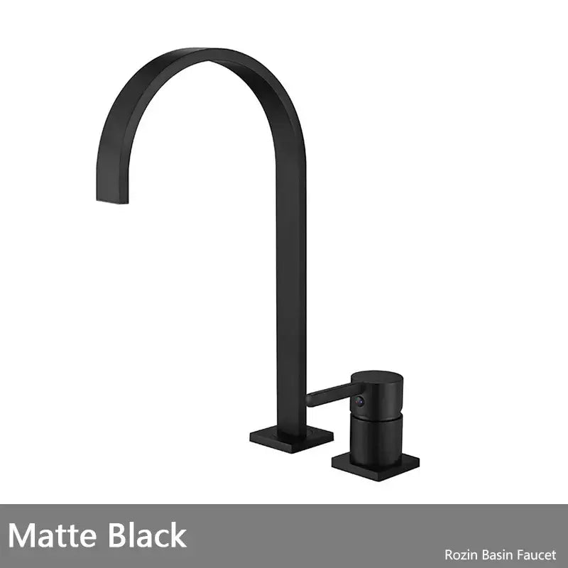 Modern brushed gold basin faucet bathroom sink mixer tap