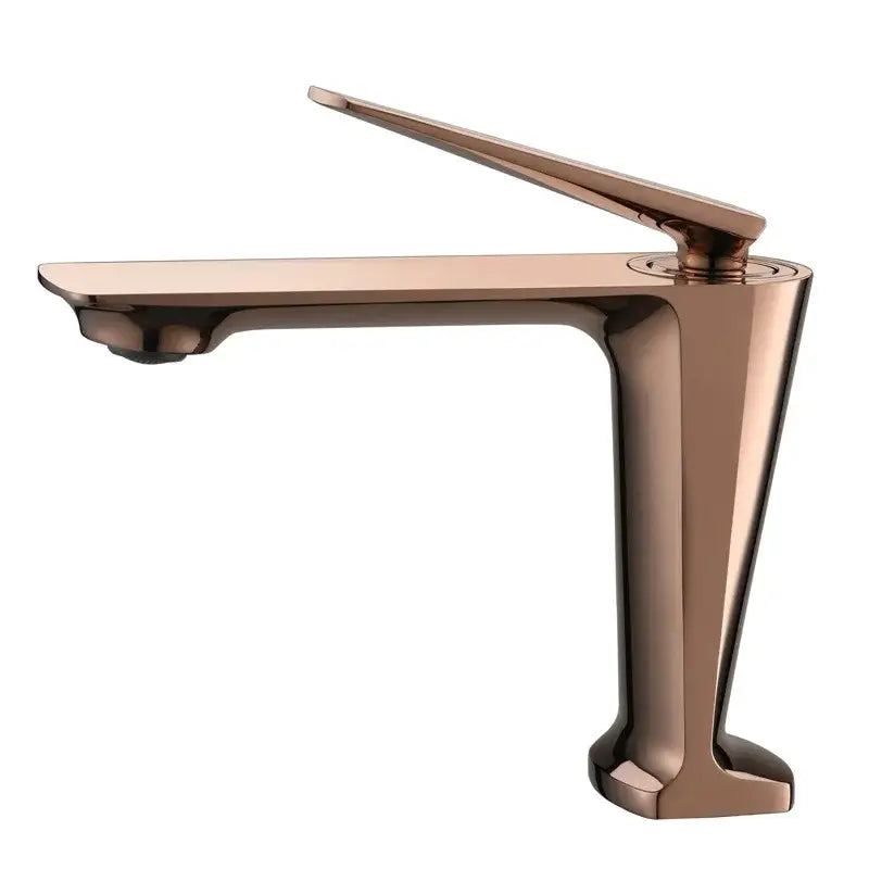 Modern brushed gold basin faucet bathroom sink tap