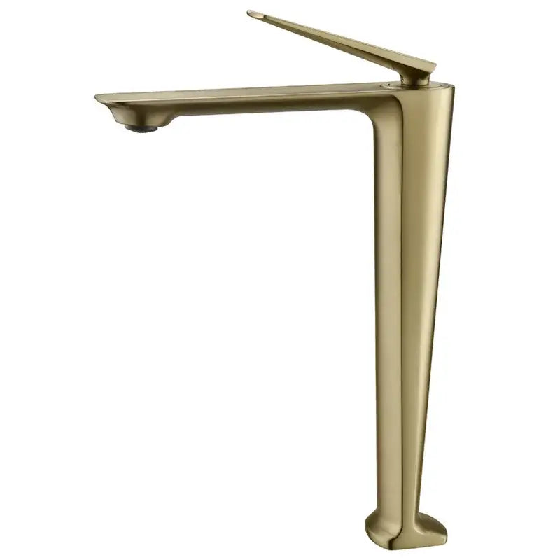 Modern brushed gold basin faucet bathroom sink tap