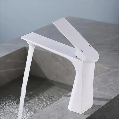 Modern brushed gold basin faucet bathroom water mixer crane