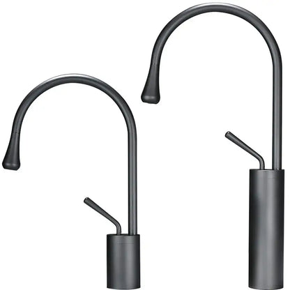 Modern brushed gold basin faucet kitchen swivel water crane