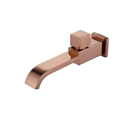 Modern brushed gold basin faucet set bathroom cold water tap