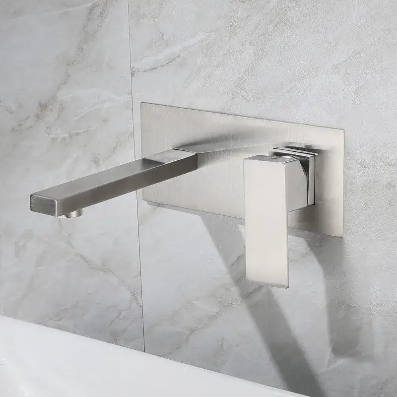 Modern brushed gold basin faucet set bathroom mixer tap