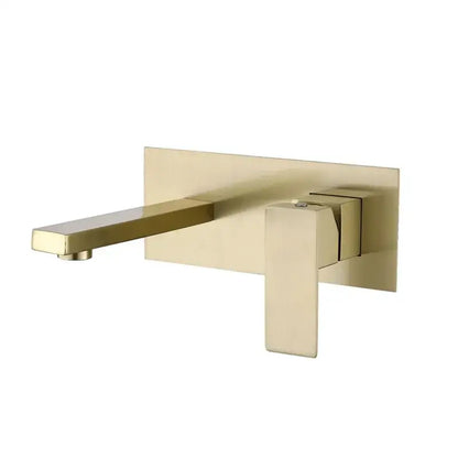 Modern brushed gold basin faucet set bathroom mixer tap