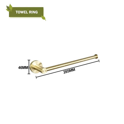 Modern brushed gold bath hardware set bathroom accessories