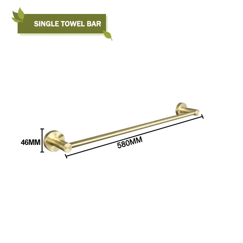 Modern brushed gold bath hardware set bathroom accessories