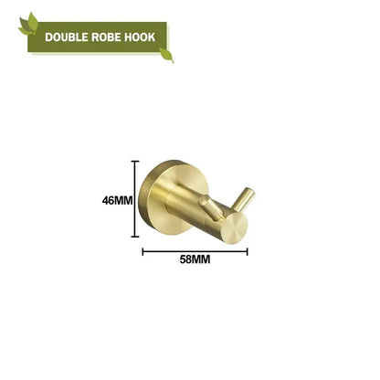 Modern brushed gold bath hardware set bathroom accessories