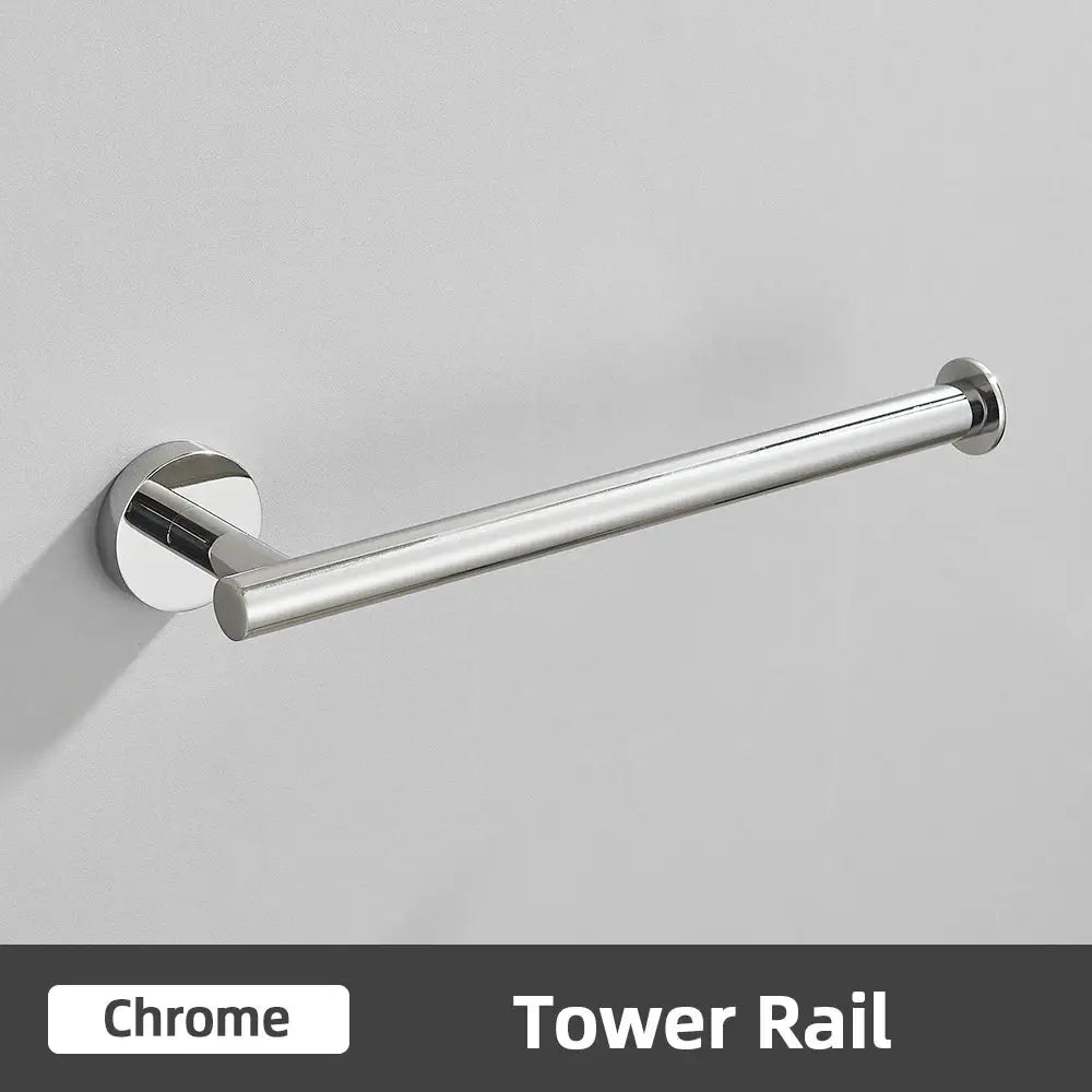 Modern brushed gold bathroom accessories set stainless steel bathroom