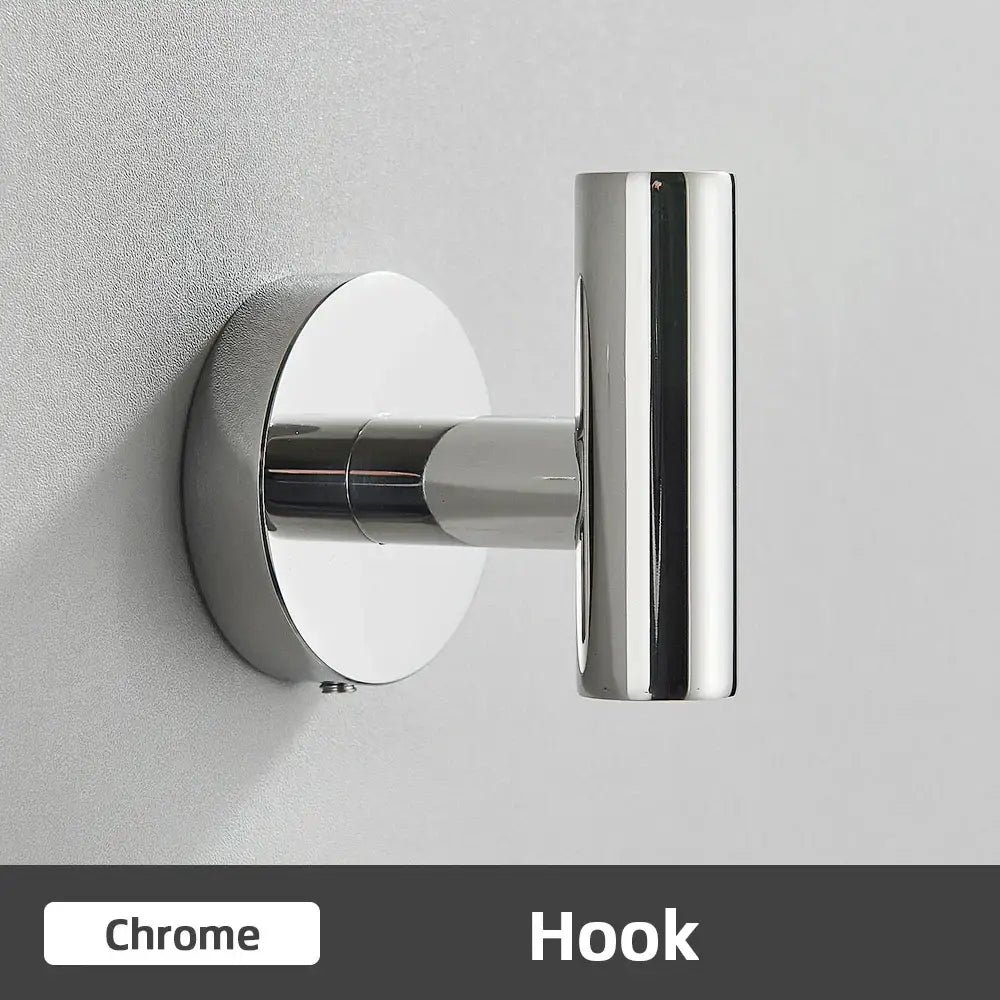 Modern brushed gold bathroom accessories set stainless steel bathroom