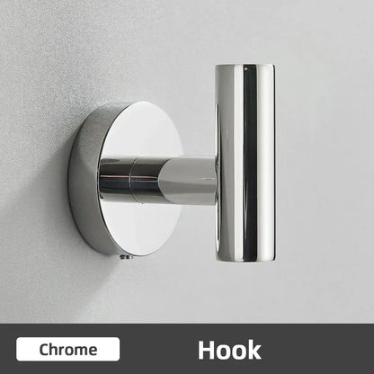 Modern brushed gold bathroom accessories set stainless steel bathroom
