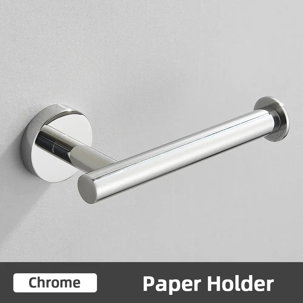 Modern brushed gold bathroom accessories set stainless steel bathroom