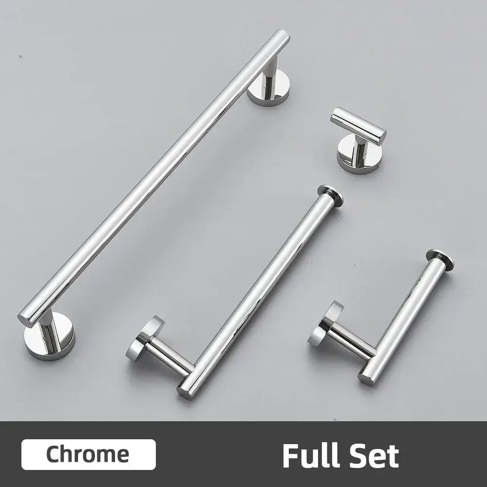 Modern brushed gold bathroom accessories set stainless steel bathroom