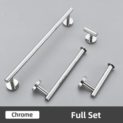 Modern brushed gold bathroom accessories set stainless steel bathroom