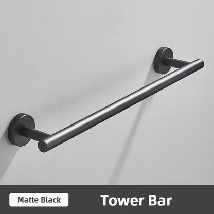 Modern brushed gold bathroom accessories set stainless steel bathroom