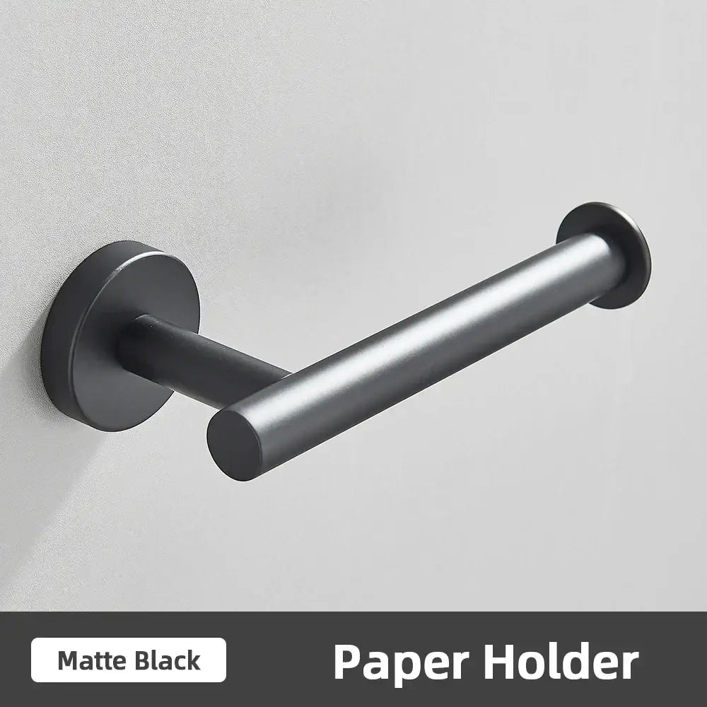 Modern brushed gold bathroom accessories set stainless steel bathroom