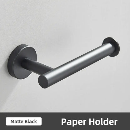 Modern brushed gold bathroom accessories set stainless steel bathroom