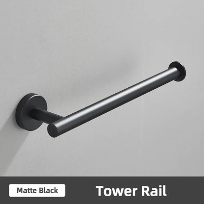Modern brushed gold bathroom accessories set stainless steel bathroom