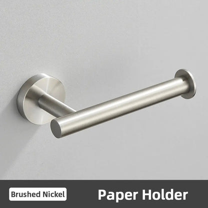 Modern brushed gold bathroom accessories set stainless steel bathroom